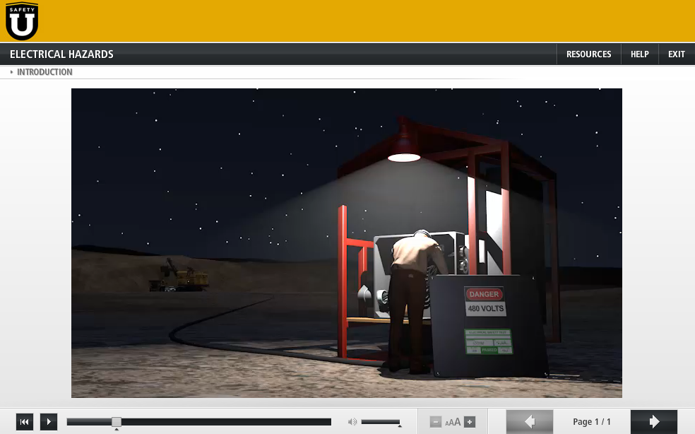 MSHA Electrical Hazards Online Training Course